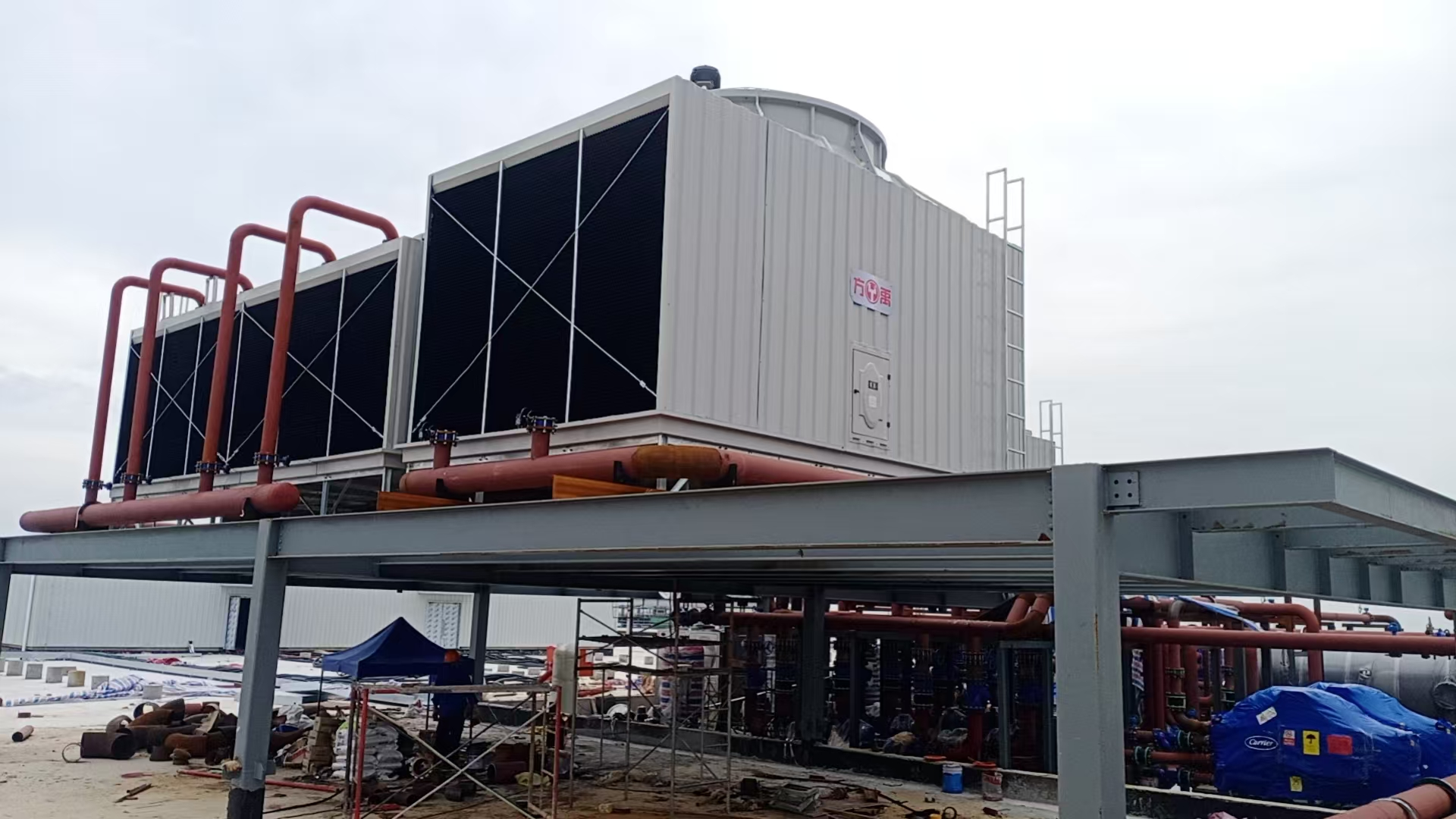 開(kāi)式冷卻塔和閉式冷卻塔的對(duì)比